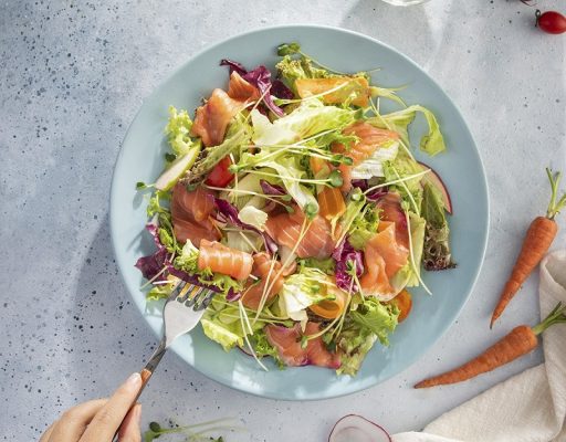 Salad cá hồi xông khói-1